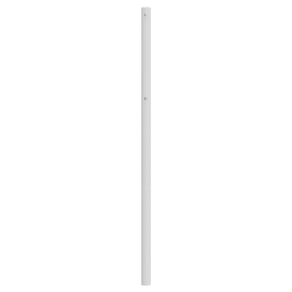 vidaXL Metal Headboard White 39.4"