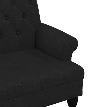 vidaXL Bench with Backrest Upholstered Bench Seating for Living Room Fabric